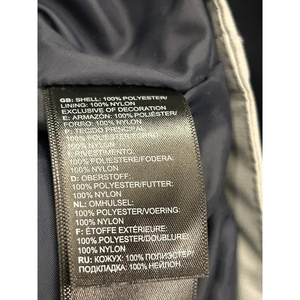 The North Face TNF DryVent Millerton Blue Full-Zip Lined Rain Jacket Men's L EUC